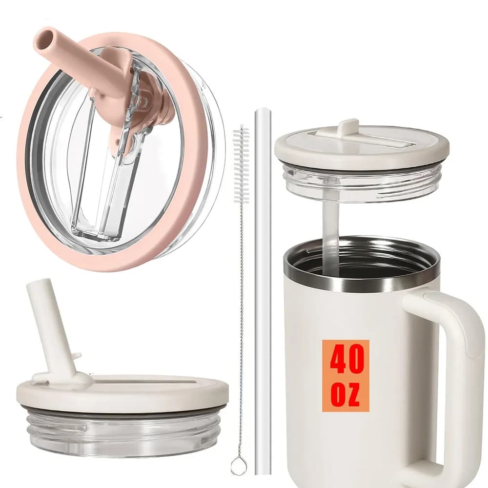 40oz reboundable straw for Stanley Cup, Spare parts for Tumbler, Stanley Cup accessories, Cannuccia cover