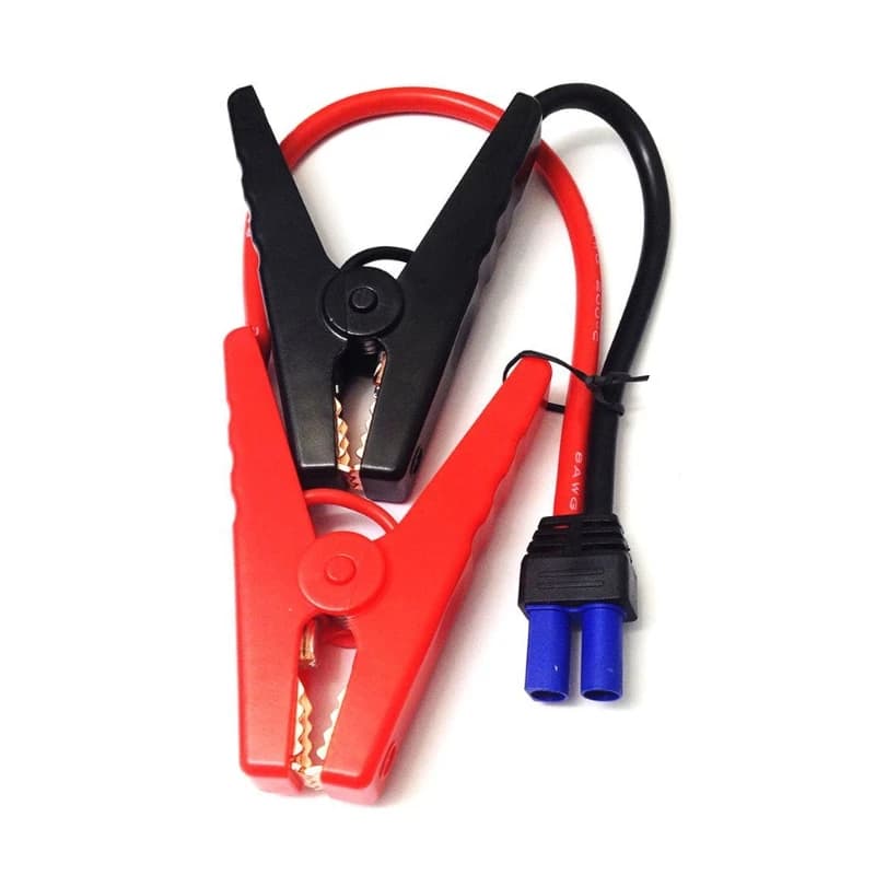 Caricabatteria per cavo ponticello per auto morsetto a Clip a coccodrillo per connettore EC5 per Booster di avviamento di emergenza portatile per auto da 12V