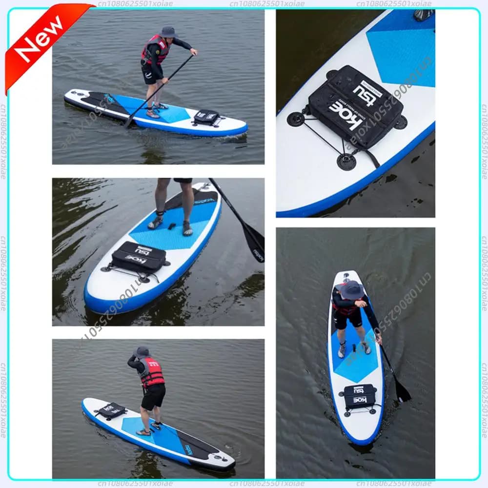 Borsa portaoggetti portatile per tavola da Stand Up Paddle (1-3 pezzi), con cerniera sigillata, leggera, con fibbia di fissaggio, accessori per kayak