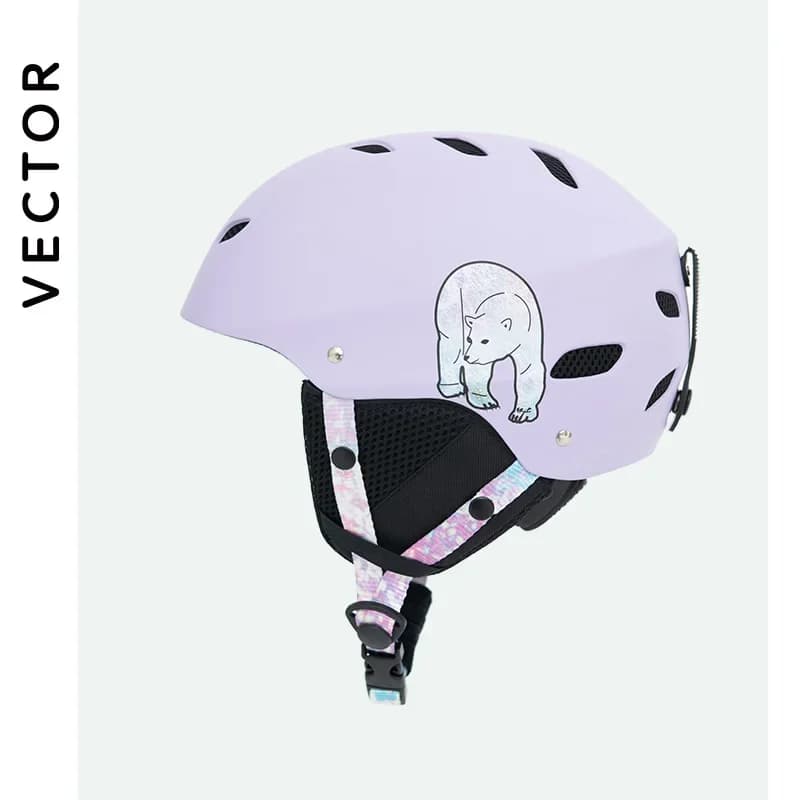 VECTOR Snowboard casco uomo skier CE motoslitta sci maschile antivento caschi da Skateboard sport da neve ciclismo occhiali da moto sci
