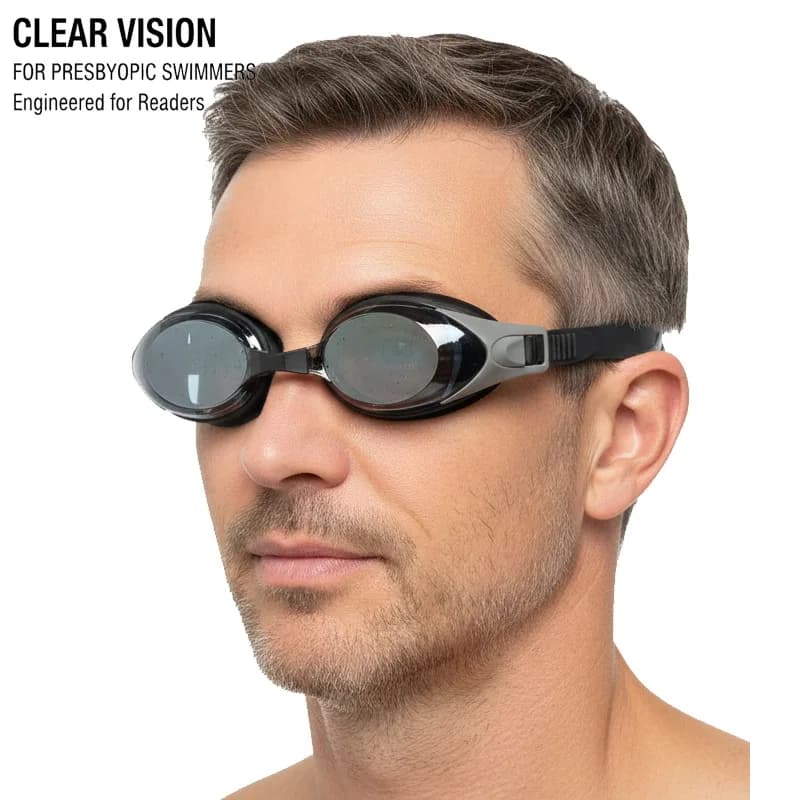 Presbyte swimwear for adults – UV protection anti-fog, comfortable silicone, waterproof reading glasses