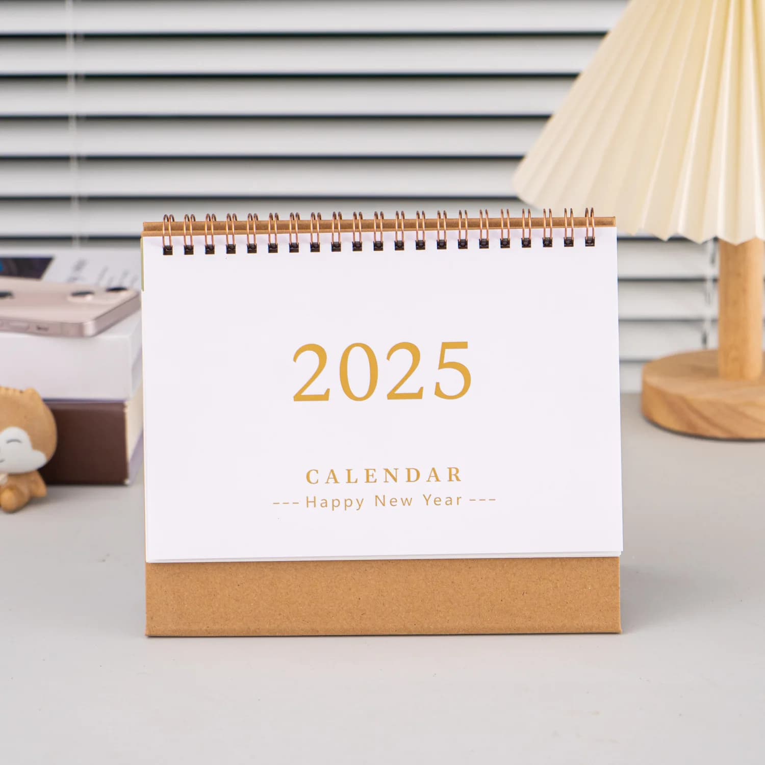 Calendario inglese Agenda giornaliera creativa Calendario da tavolo Calendario per notebook di dimensioni compatte per professionisti Uso in ufficio a casa