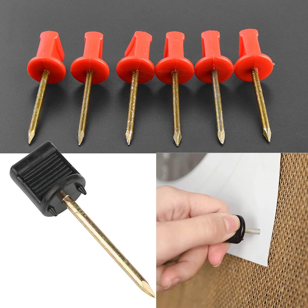 20/50pcs Tiro con l'arco Chiodi per bersaglio Perni bersaglio in acciaio al manganese per arco ricurvo composto Tiro Formazione Carta fissa Acc