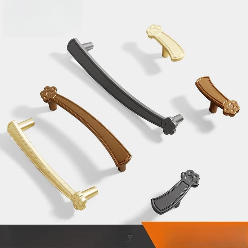 Maniglie per mobili nere di lusso Maniglie per cassetti creative per hardware per mobili guardaroba