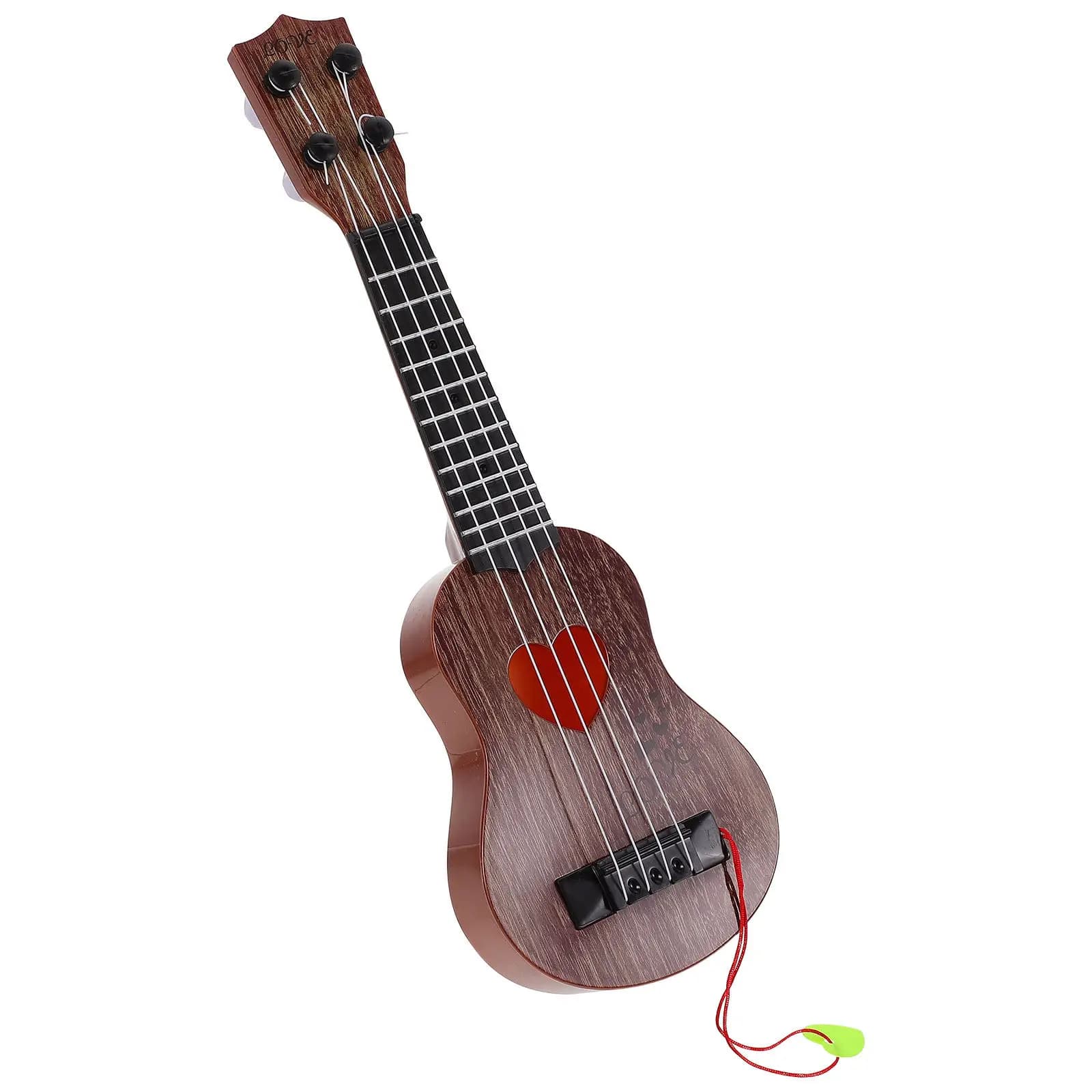 1 Pezzo Ukulele Giocattolo Musicale in Miniatura per Educazione Precoce dei Bambini, Uso Interno ed Esterno, Colori Vivaci