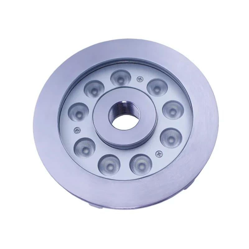 Ugello Fontana Anello Lampada Dmx Ip68 Getto sommergibile Beccuccio Acqua Luce Rgb Paesaggio bianco caldo Luce subacquea