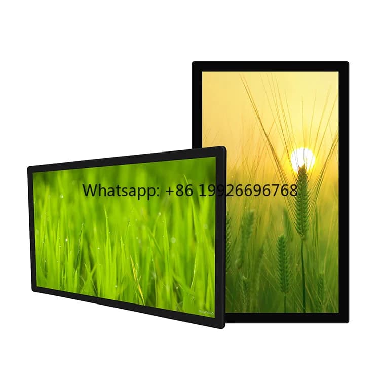 Large Size 21.5 Inch Digital Photo Frame with Video Playback Clock Function MP3/Mp4 Support Free Download 1920x1080 Resolution