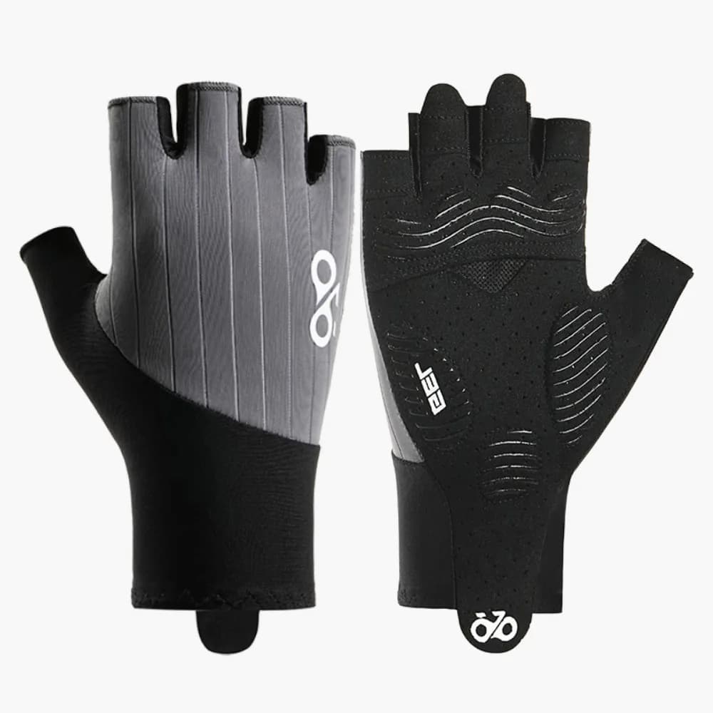 1 pair of breathable cycling gloves anti-slip anti-skirt fitness gloves with wrist strap gloves half finger gym