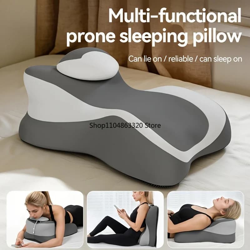 Cuscino per Coppie da Letto, Rinfrescante e Traspirante in Memory Foam, Supporto Lombare e Cuscino Multifunzionale per Visualizzazione Smartphone