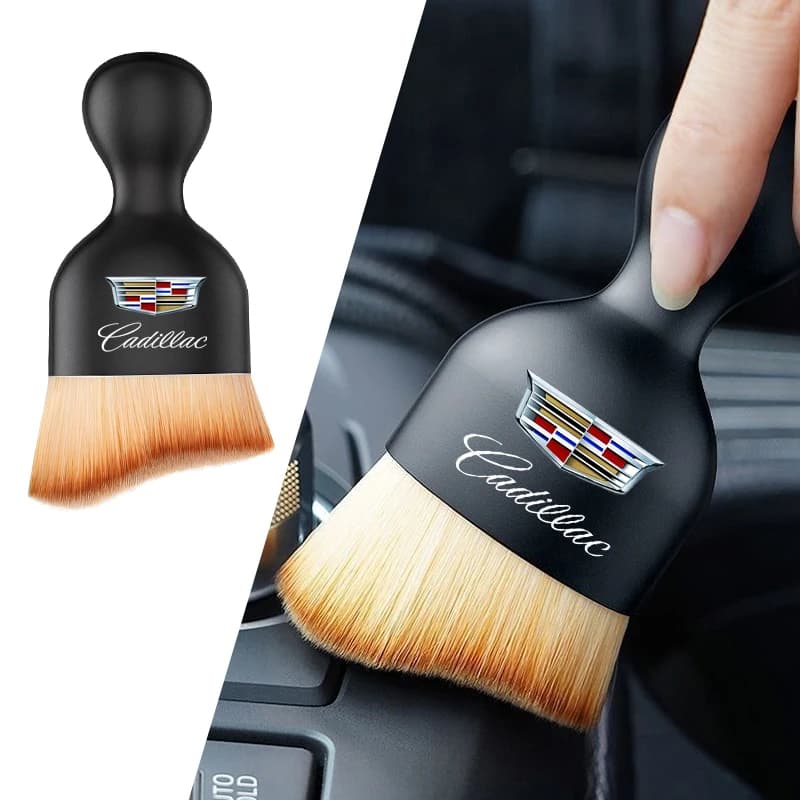 Spazzola Morbida per Pulizia Interni Auto, Accessorio Rimuovi Polvere per Cadillac XT4 XT6 CTS DTS STS XTS ATS BLS SLS CT5