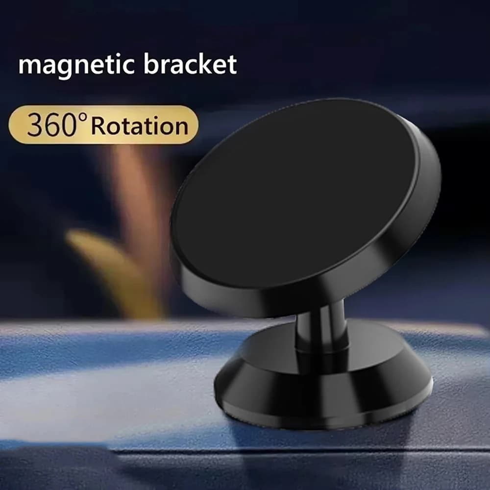 Supporto magnetico per telefono da auto con 360 ° Supporto di supporto stabile con rotazione regolabile per iPhone 15 14 Supporto da cruscotto Samsung Xiaomi