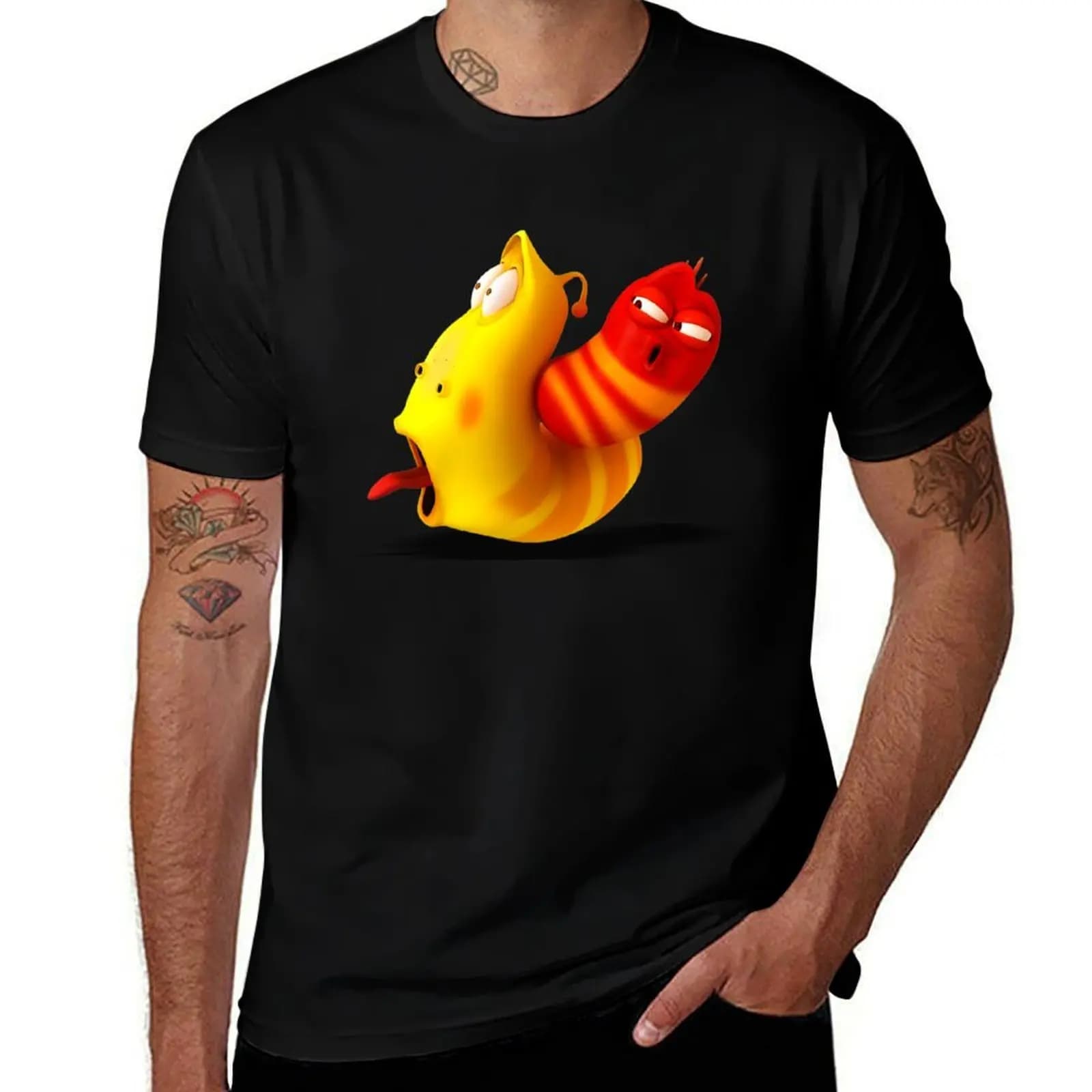 Funny Animation Larva's Cute Gift For Kids, Child T-Shirt Lightweight Hiking T-Shirt