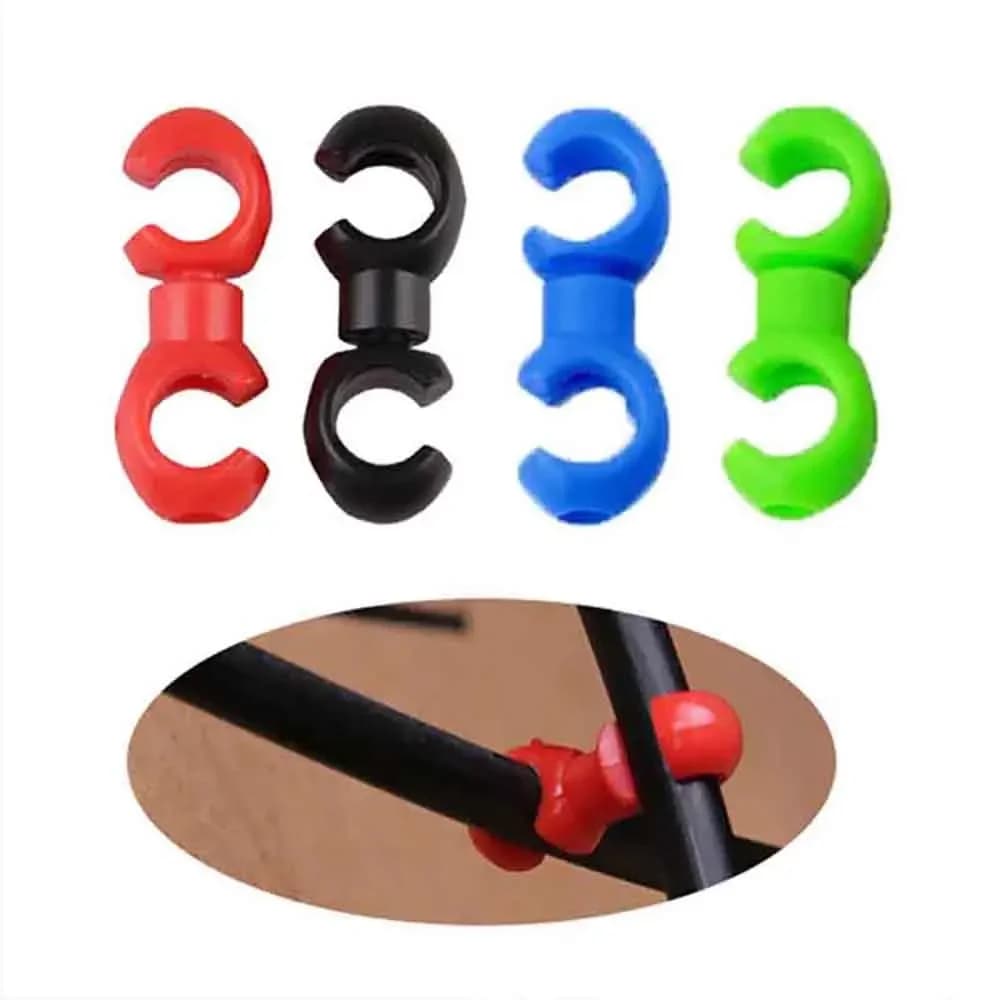 10 Pezzi Clip per Cavi Cambio Bicicletta, Guide per Cavi Freno MTB Rotanti per una Ciclismo Fluida e Prestazioni Migliorate
