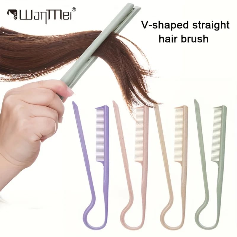 Professional hair styling tool with V plate for untidy wavy hair combs for wig styling Accessories for human hair styling tools