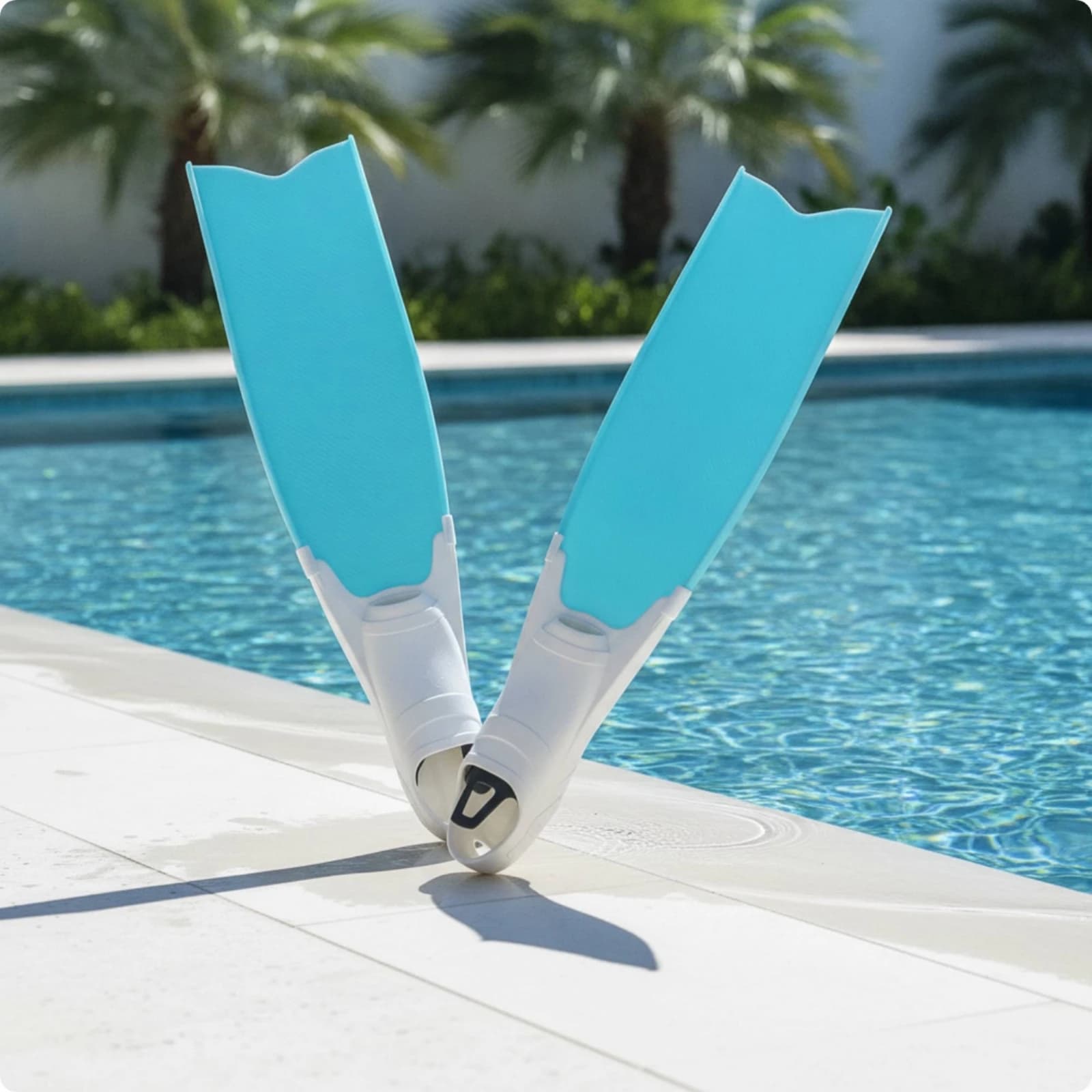 Long Blade Full Foot Pocket Fins Closed-Heel Snorkeling Fins with Full Foot Pockets Streamlined High Performance for Freedivers