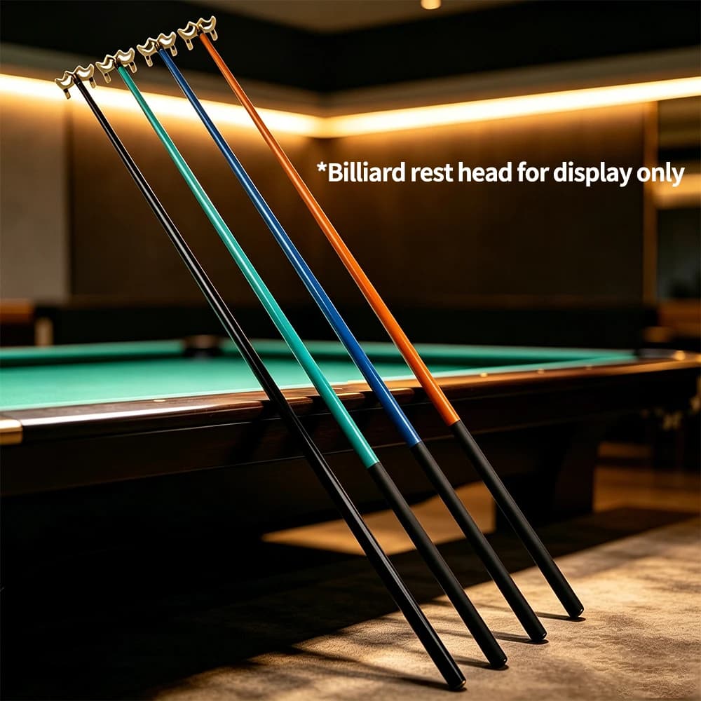 ROLLFISH Professional Carbon Fiber Billiards Pool Snooker Cue Stick Bridge Rest Ultralight Protable 145cm Accessories