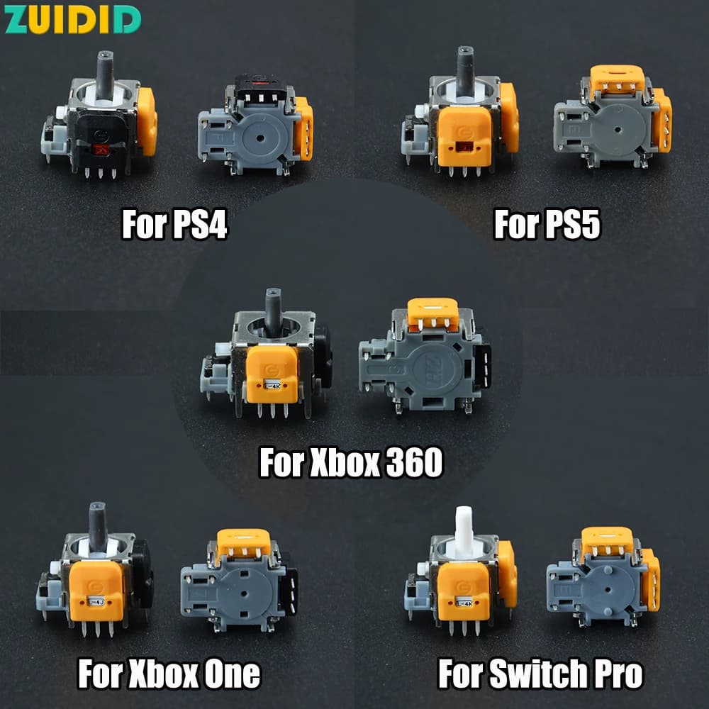 Sostituzione Joystick ad effetto Hall Sensore analogico 3D ThumbStick per PS5/PS4/Xbox One/Serie 360 Controller Parti di riparazione Accessorio