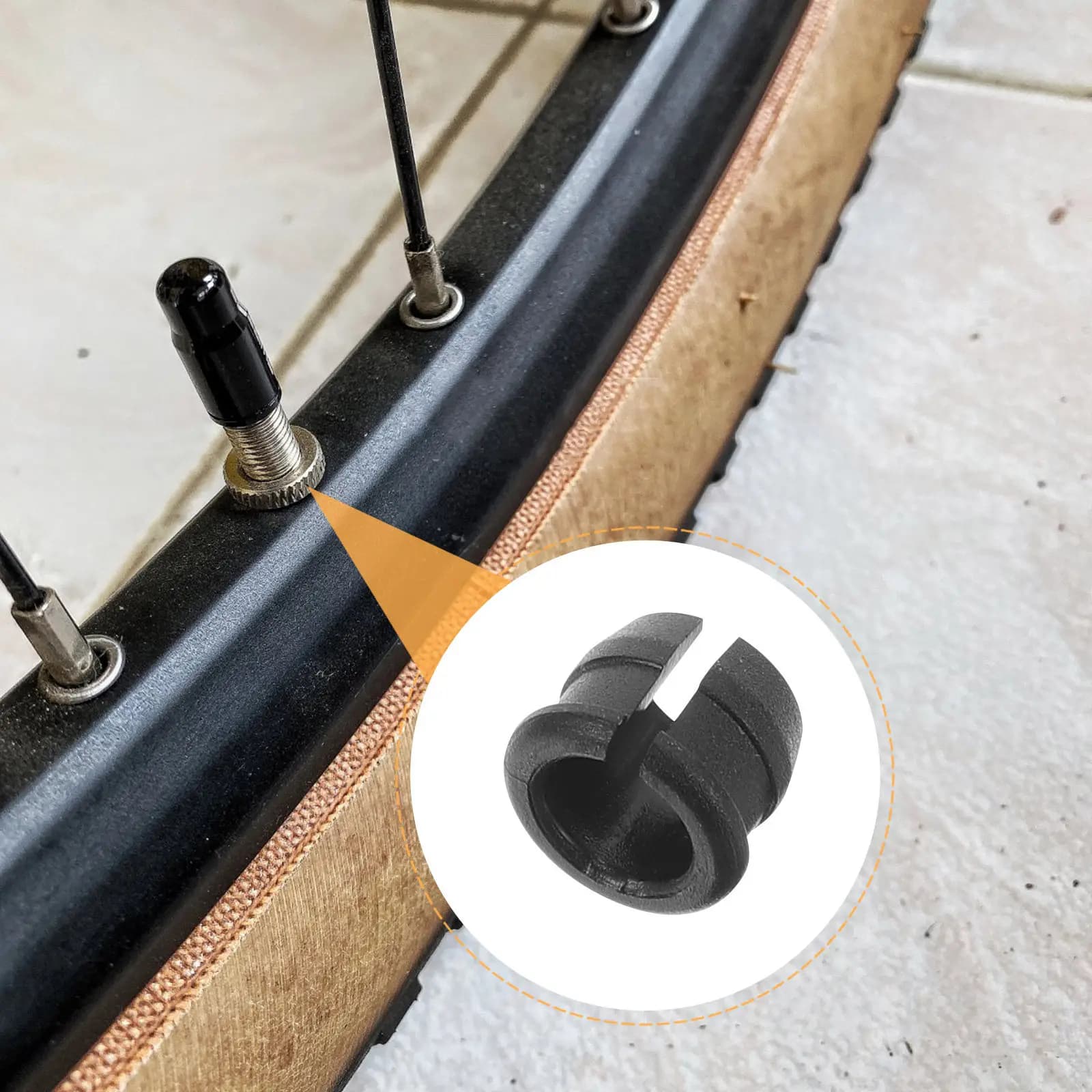 Adattatore per valvola da 10 pezzi per bici da strada, mountain bike e ibride - Connettore per pompa portatile facile da usare