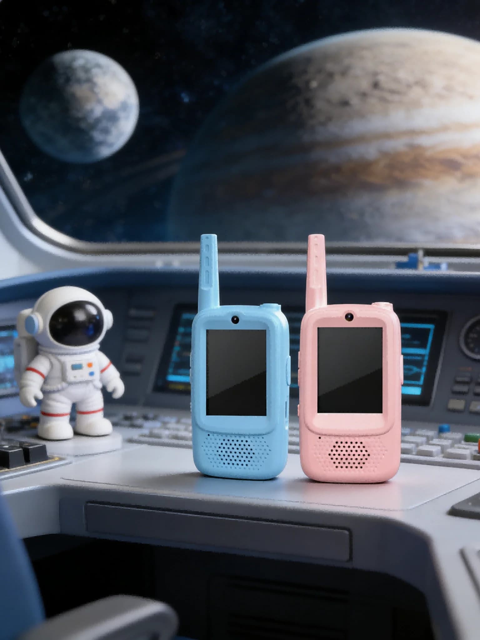 Walkie Talkie per bambini Telecamera HD ricaricabile e cambio voce Radio wireless portatile a lungo raggio Comunicador