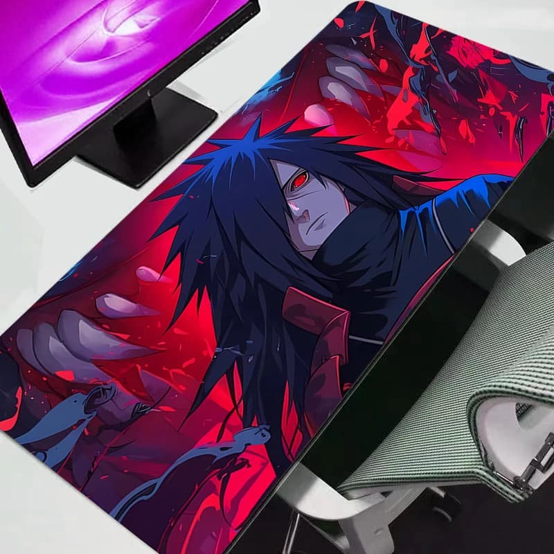 Tappetino per mouse Naruto Notbook Gamer Tastiera grande Tappetino per computer in gomma antiscivolo Tappetino per scrivania PC Gamer 90x40 Tappetino per mouse Durevole