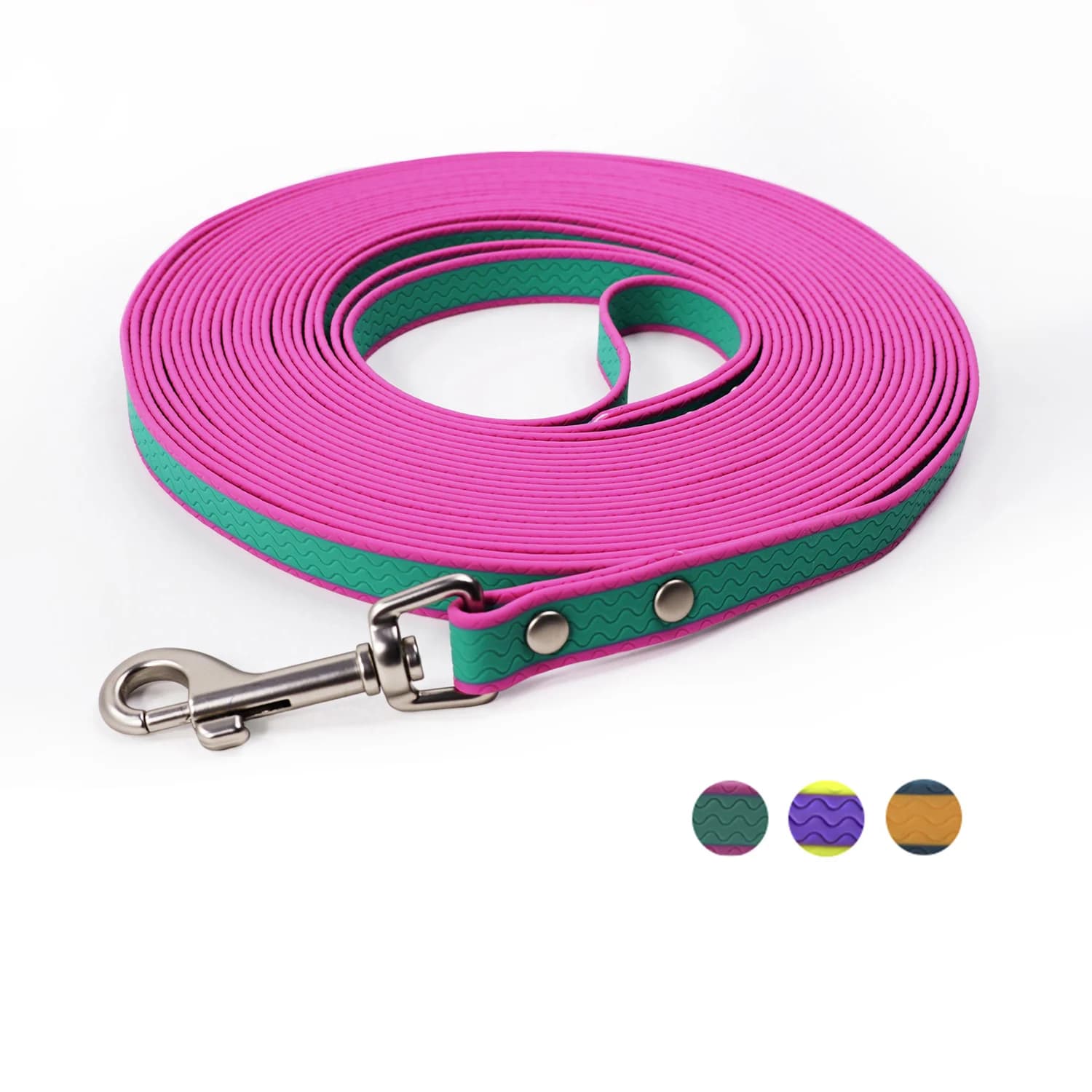 Guinzaglio per cani in PVC, lungo e impermeabile, 3m, 5m, 10m, per cani di taglia grande