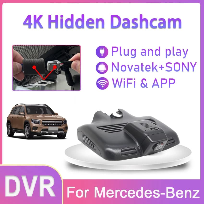 Plug and play Dash Cam For Mercedes Benz Class C 200d 220d 250 300 w205 c204 c205 GLC x253 C253 glc43 glc63 c43 c63 Auto DVR