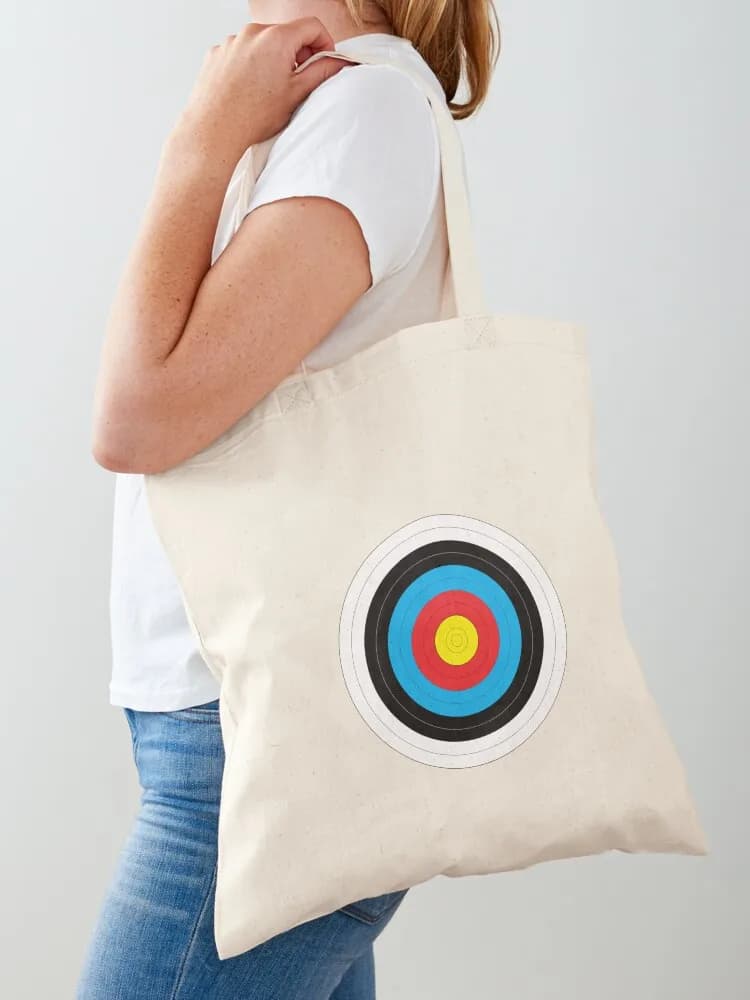 Walking Archery Target Tote Bag reusable grocery bags Fabric bag Women's shopper