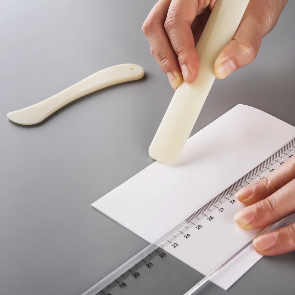 2pcs/set Paper Creaser and Bone Folder for Creating Crisp Folds Scoring Creasing Paper Handmade Craft Tool DIY Scrapbooking