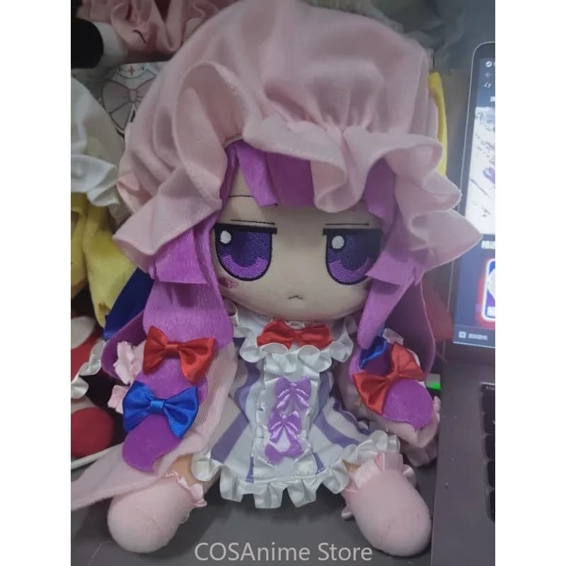 Touhou Project Patchouli Knowledge 20cm Anime Cosplay Fumo Versions Sitting Posture Cotton Doll Pillow Plush Figure Toys Gift