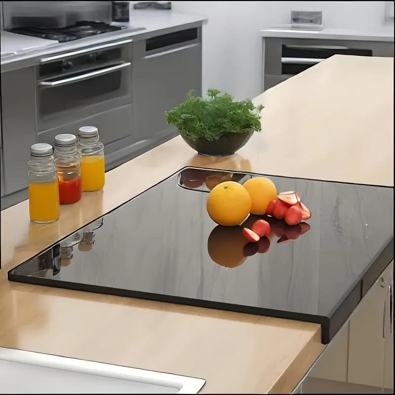 Kitchen Vegetable Fruit Cutting Board Thick Durable Acrylic Cutting Board Anti Slip Desktop Protection Pad Kitchen Accessories