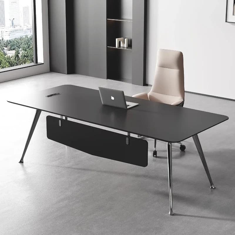 Scrivania per Computer, Tavolo da Ufficio, Scrivania da Gaming, Tavolo da Studio, Scrivania Regolabile in Altezza, Arredamento per Ufficio, Mesa Escritorio, Postazione di Lavoro Domestica Moderna