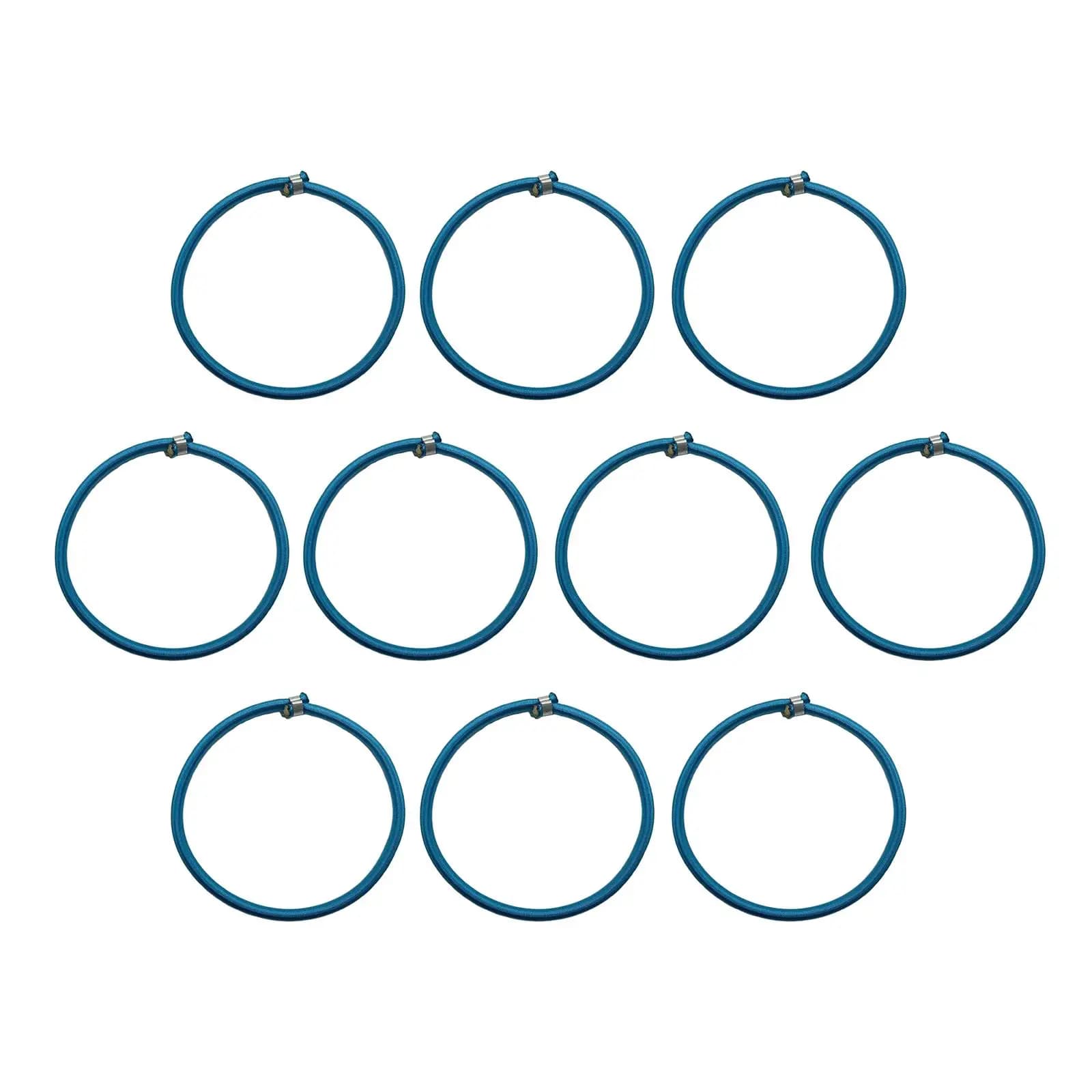 Elastic 10-piece springboard, 8 mm round elastic rope for high jump