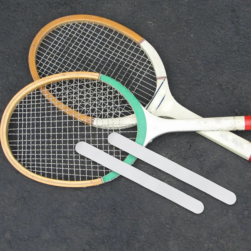 2 Pezzi Nastro Protettivo Trasparente per Racchette da Tennis, Nastro in TPU per Testa della Racchetta, Rimovibile con Forte Adesione per Racchette da Tennis e Badminton