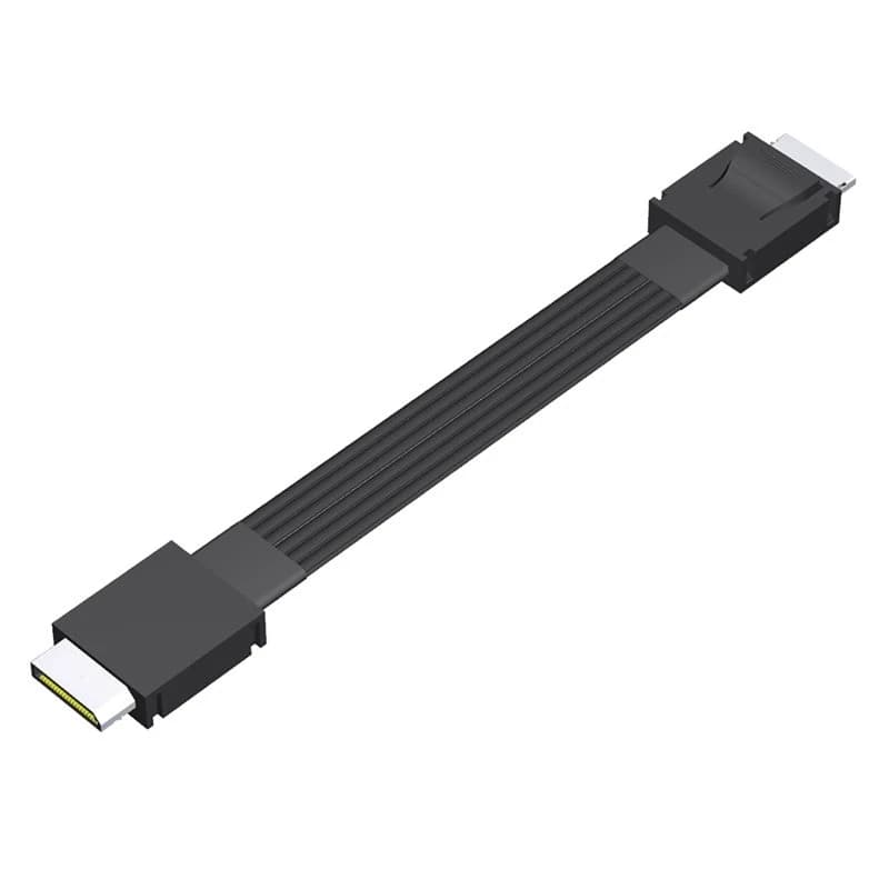 Hot Selling-For EGPU SSD For EGPU PCIE 4.0 X4 Oculink 4I Extension Cable 30Cm GEN4 64Gbps Oculink 4X External Graphics Dock,For