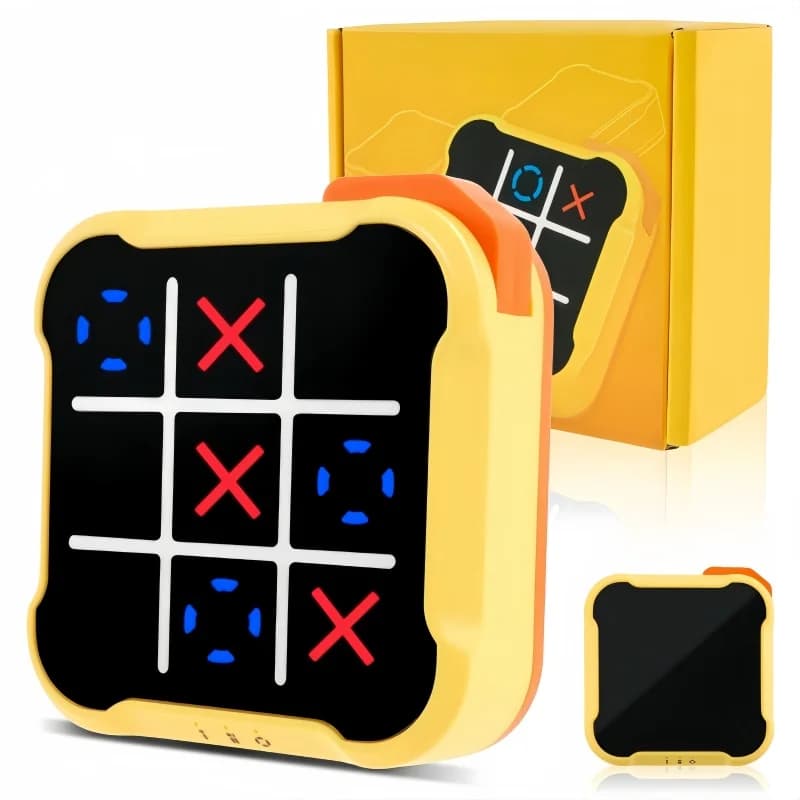 3 in 1 Tic Tac Toe Gioco da tavolo Bambini Giocattolo elettronico Regali Croci Gioco Memoria Formazione Giochi di viaggio portatili per bambini Adulti