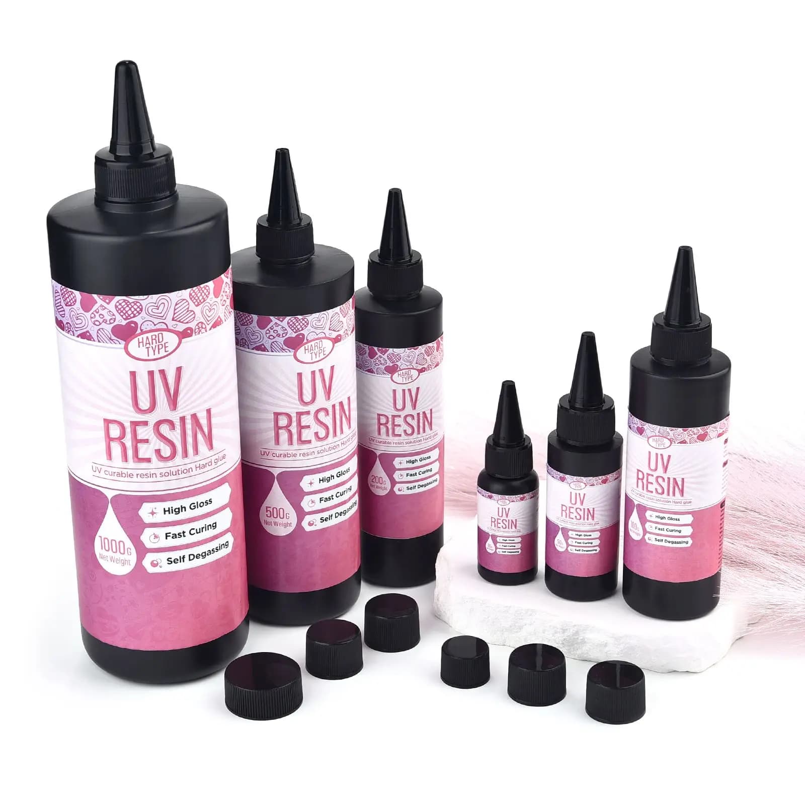 20-1000g High Transparent Quick Drying Epoxy Resin UV Glue For DIY Jewelry Accessories Making Hardness Clear Liquid Resin Glue