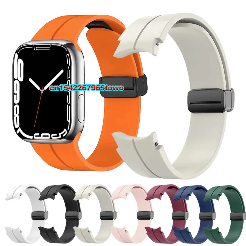 2025 New Magnetic Strap for Ultra 2 Band 49mm 45mm Silicone Bracelet IWatch Series 9 8 If 7 5 3 44mm 45mm 40mm 41mm 42mm 49mm