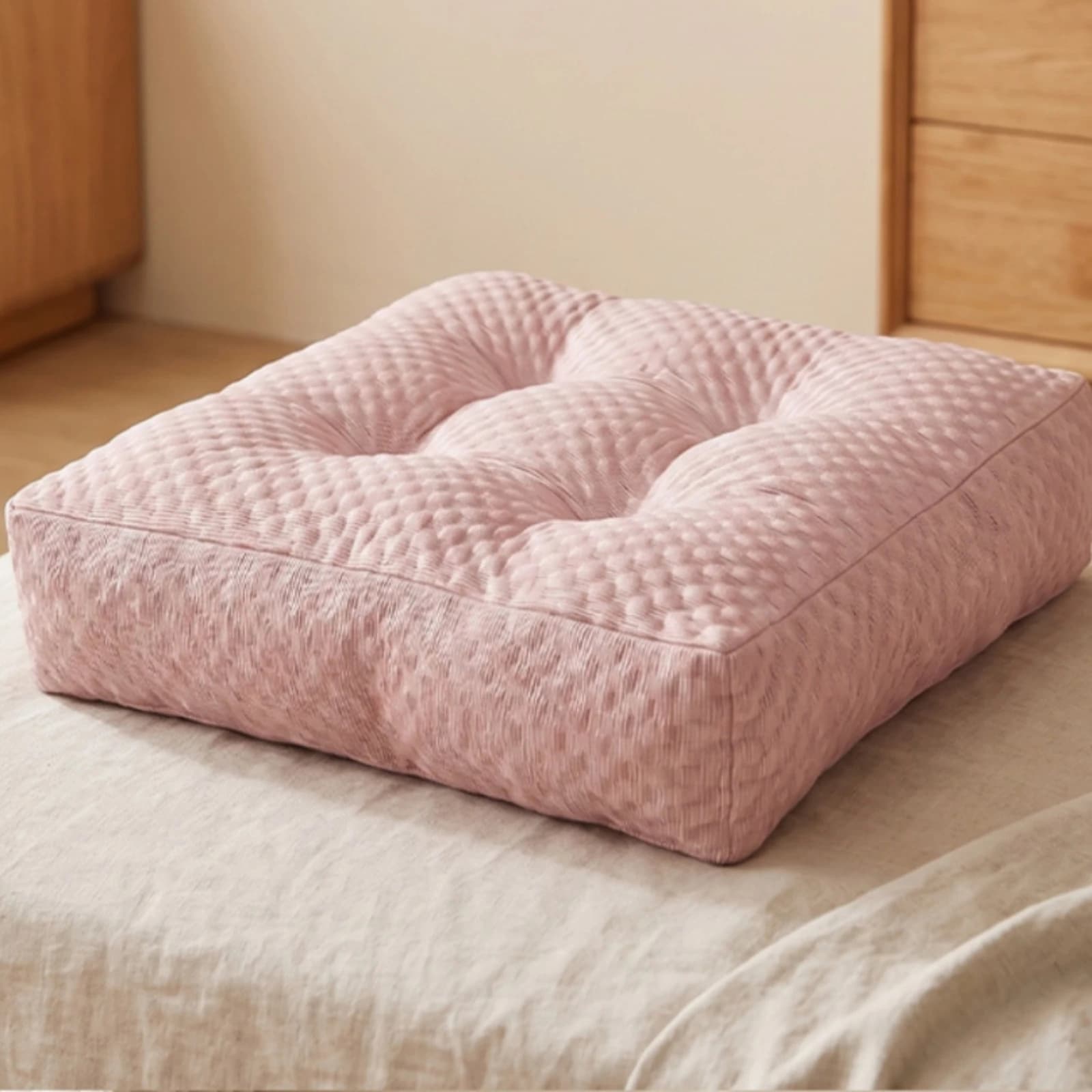 Cuscino per seduta quadrato, rinfrescante, antiscivolo, per sedia, supporto resiliente, per la casa, di lunga durata