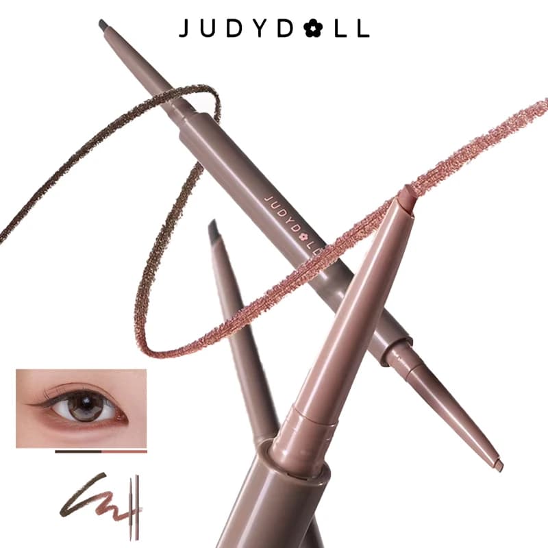 Matita Gel Eyeliner Double Point Judydoll 2-in-1 Waterproof Long Life Multi-functional Peel Fits Beginners
