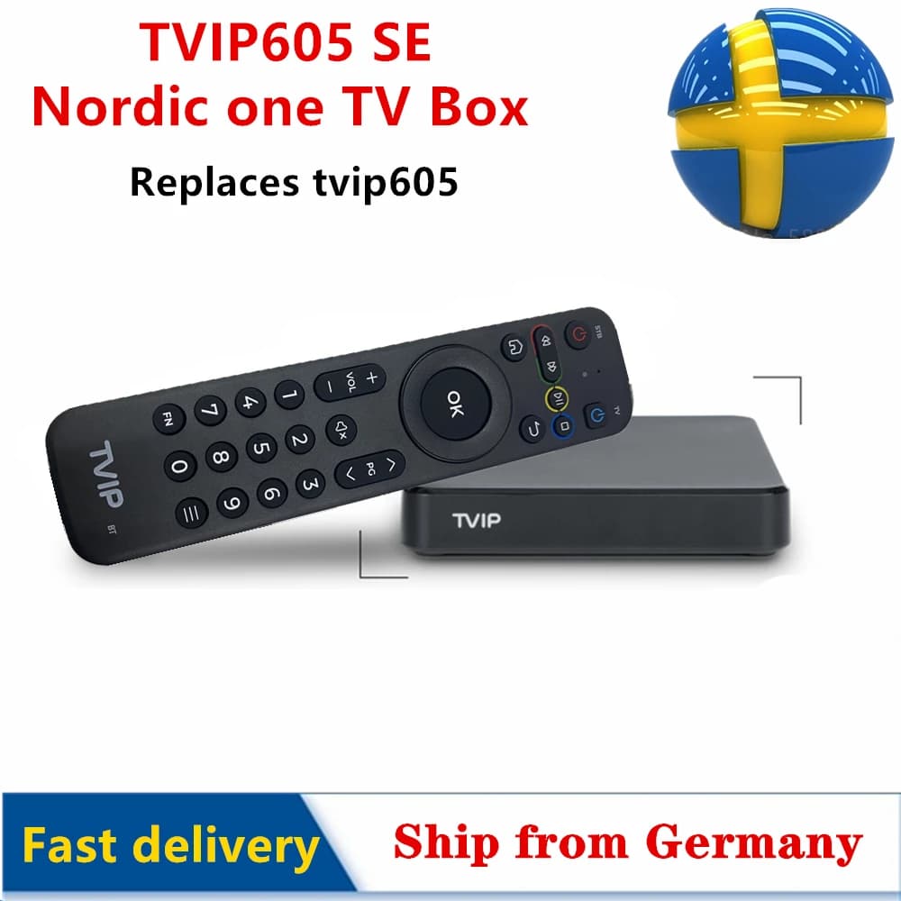 TVIP 4K HD BT Smart Set Top TV Box Linux & Android 7.0 TVIP 605 SE 605SE Amlogic S905X 2.4/5G WIFI H2.65 TVIP605 SE IP TV Box