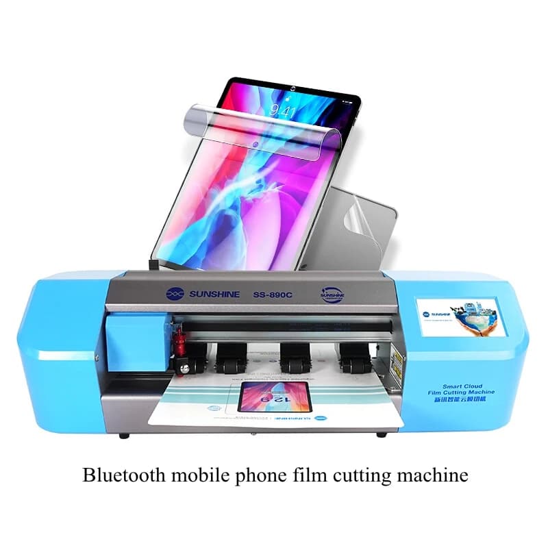 Taglierina per pellicole Smartphone Pellicola anteriore e posteriore Tablet Orologio Taglio di pellicole Taglierina per pellicole automatica connessa Bluetooth SS-890C