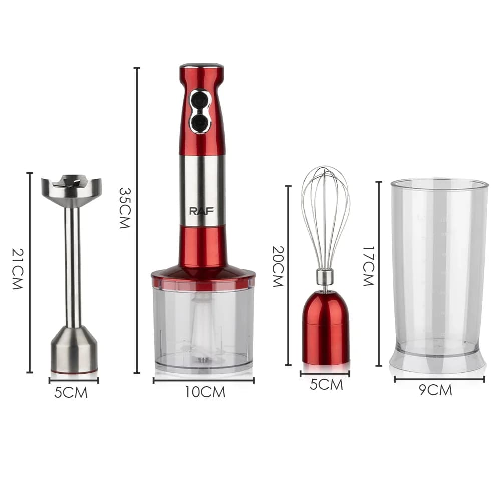 l # Frullatore a immersione variabile da 1000 W, set manuale, smerigliatrice, set 4 in1, frullatore a immersione portatile