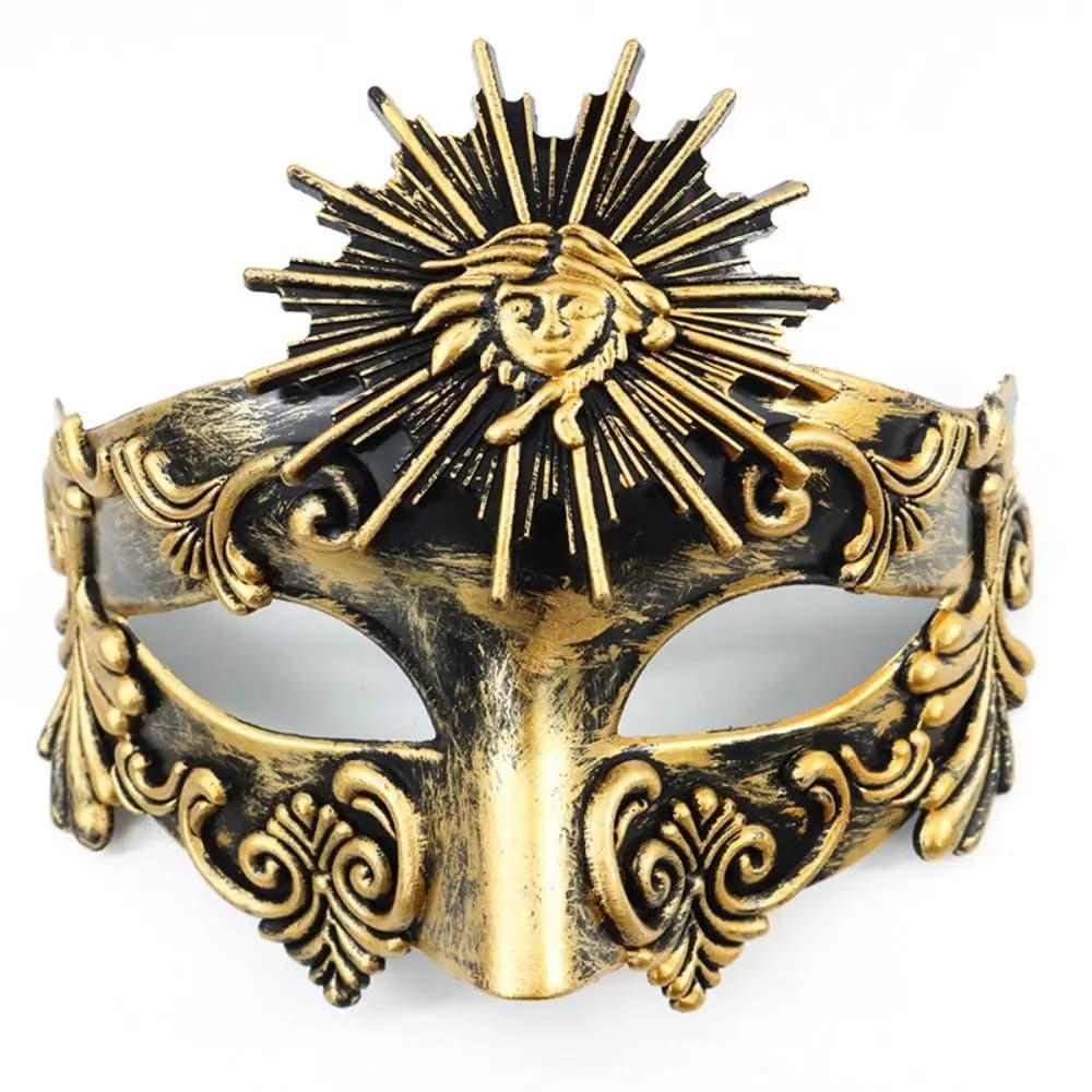 Mask God Photo Prop The Phantom Dancer, Solar Divinity Mask, Halloween Mask, Cosplay Party Accessories, Gala Party Supplies, Half Face Mask