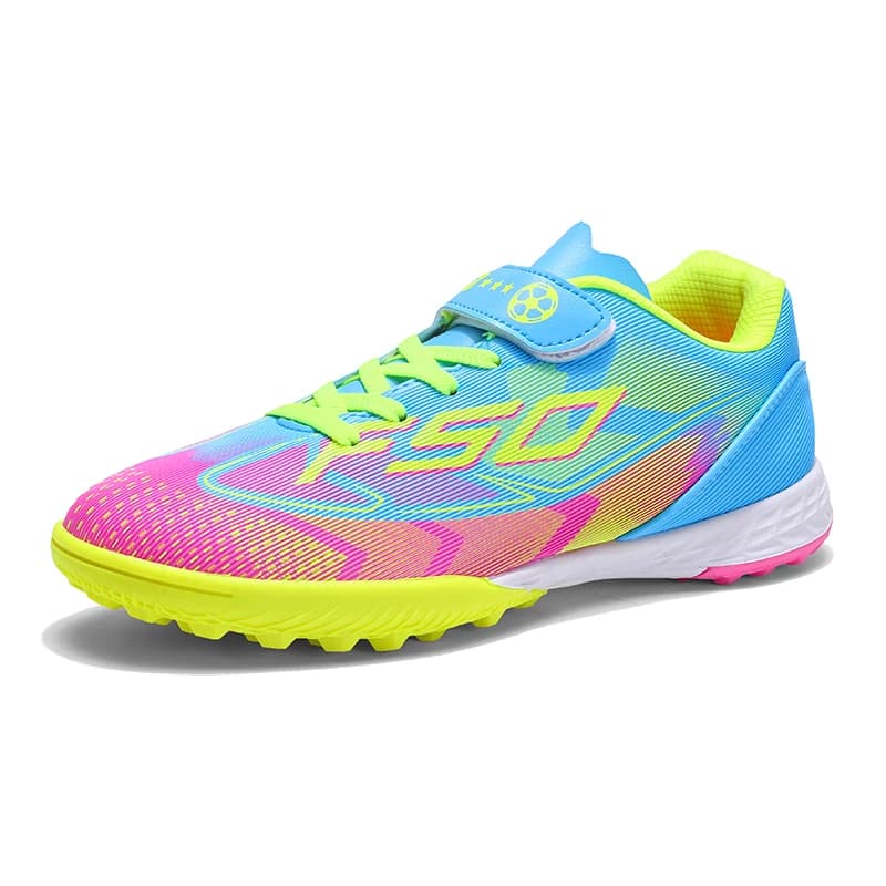 Nuove scarpe da calcio per bambini, scarpe da calcio professionali per esterni, scarpe da calcio antiscivolo, scarpe sportive comode unisex