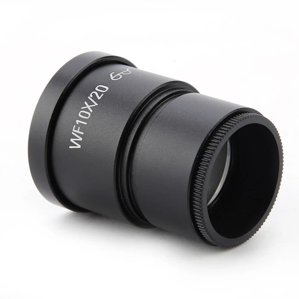 Oculare per Microscopio Stereo 10X WF10X/20, Lente Ottica a Campo Largo, Dimensione di Montaggio 30mm, Oculare di Ricambio per Microscopio Stereo
