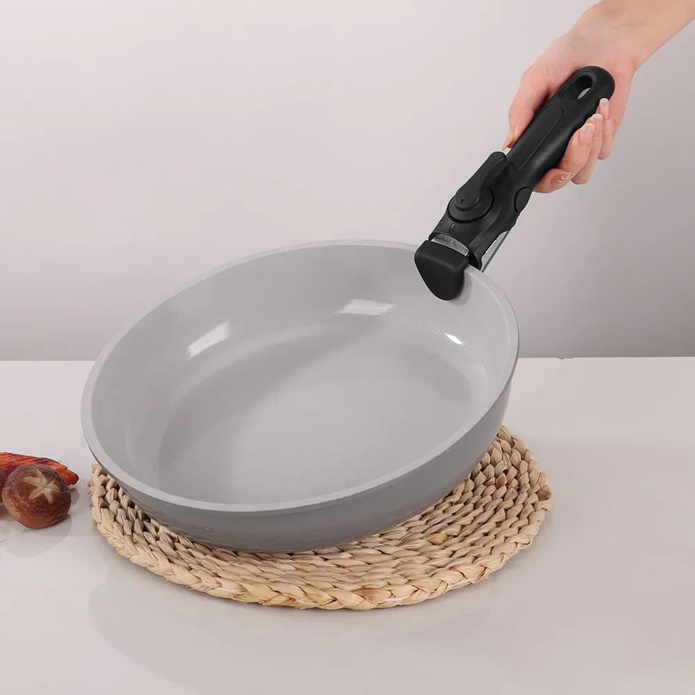 Universal Anti-Scalding Detachable Pan Handle Heat-resistant Knob-style Buckle Frying Pan Handle Ergonomic Pot Hand Grip Bowl