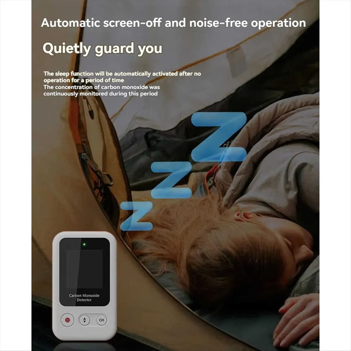 Goodprice Carbon Monoxide Detector Portable CO Concentration Detection,Carbon Dioxide Monoxide Detector with Alarm