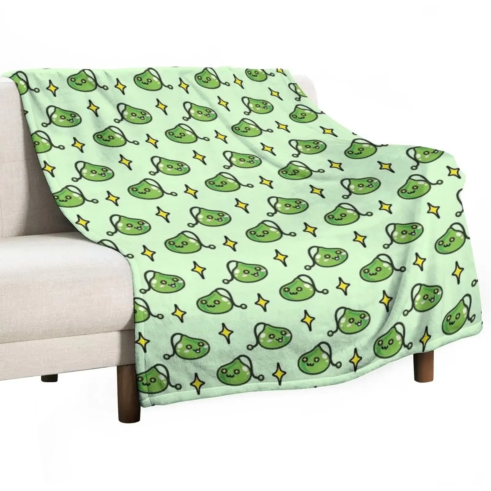 Cute mapletory Slime Throw coperta multiuso divani coperta Fluffy