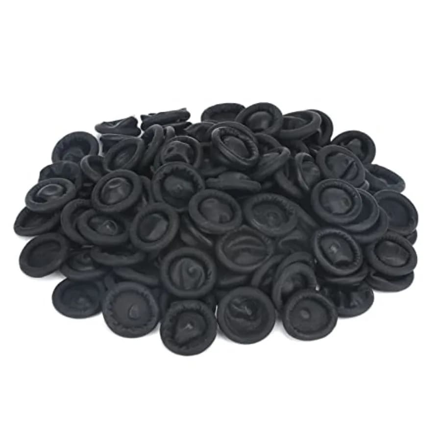 Disposable Finger Cots, Latex Rubber Finger Gloves, Soft Thumb Covers Protective for Beauty Salon Approx
