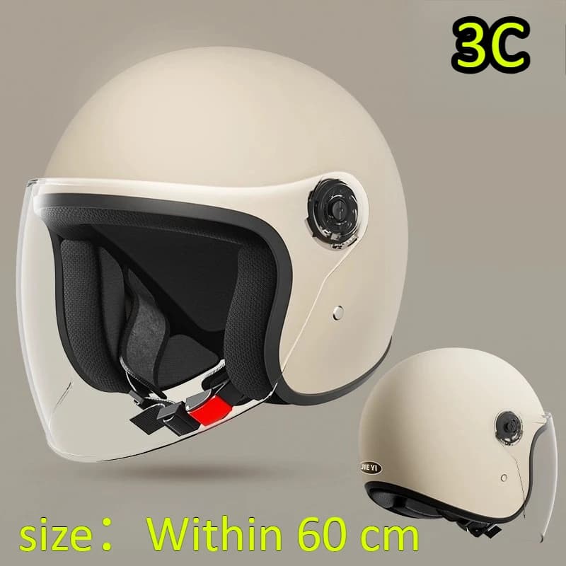 Electric Bike Helmet Half thickened and warm helmet for autumn and winter Unisex motorcycle safety helmet